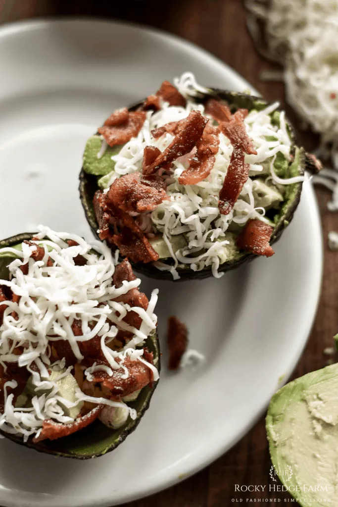 Stuffed Breakfast Avocado Egg Cups