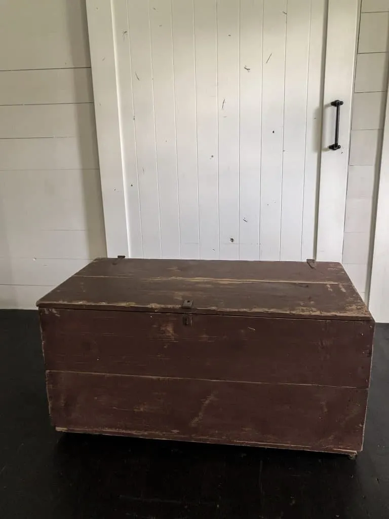 Farmhouse Blanket Storage Trunk Rocky Hedge Farm