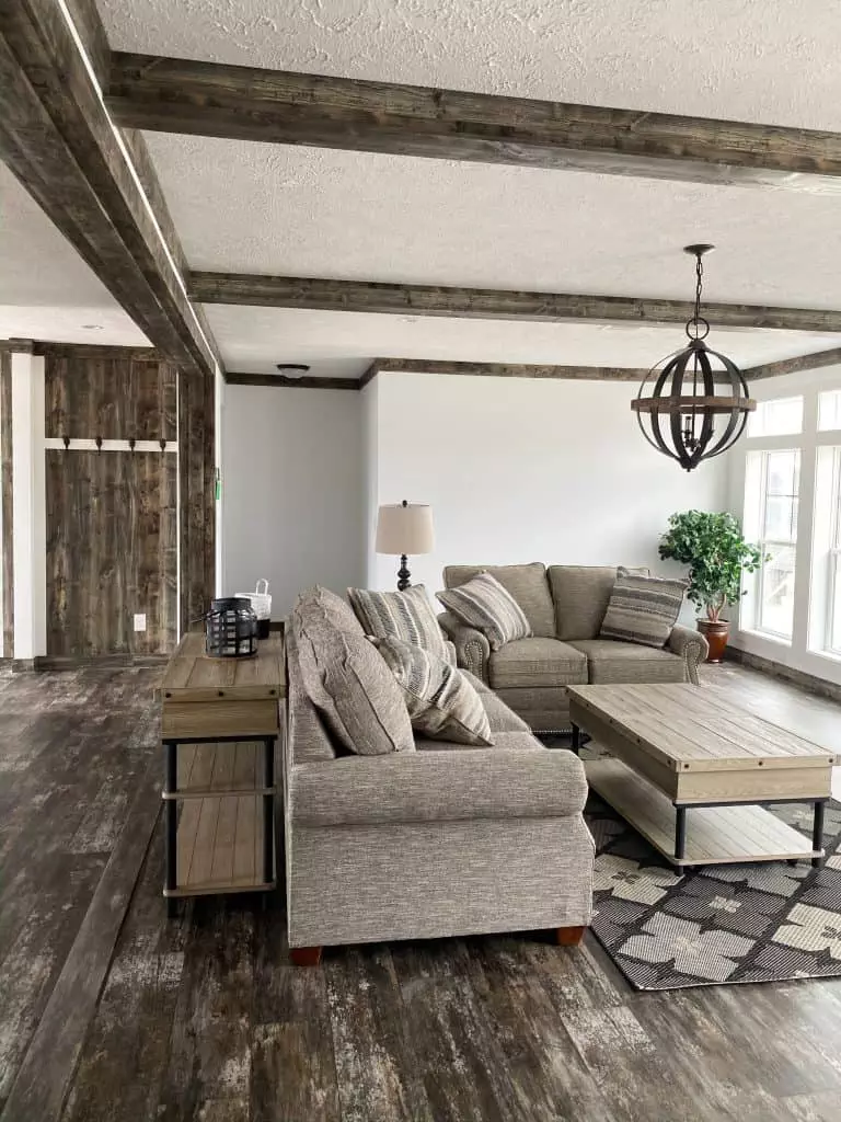 Rustic Industrial Living Room