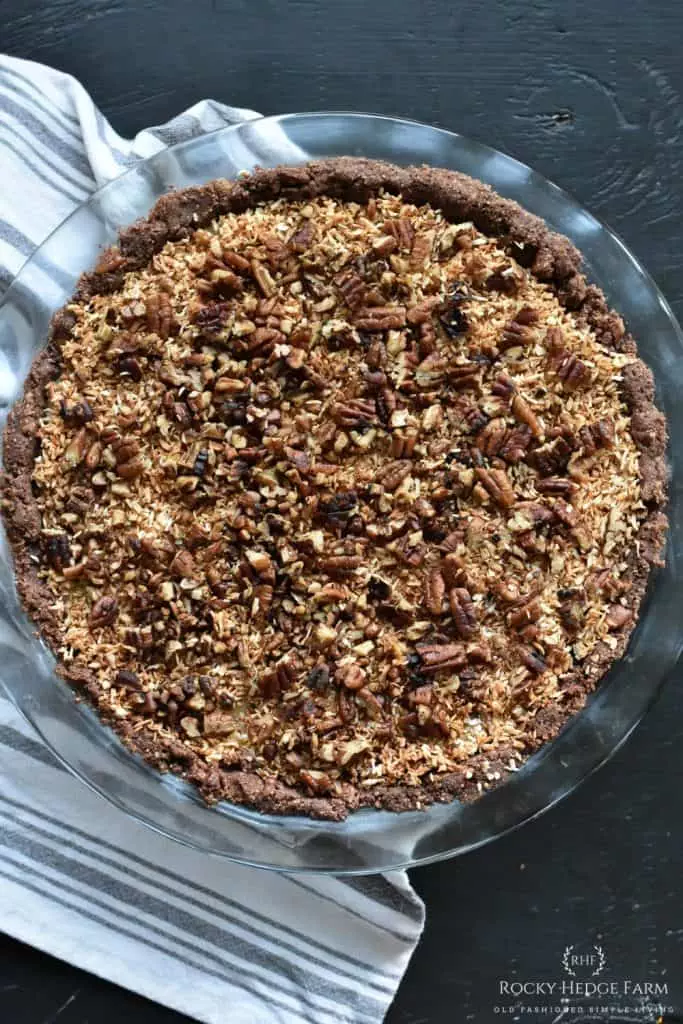 Keto German Chocolate Pie