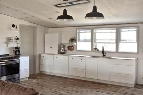 Before and After Kitchen Cabinet Remodel