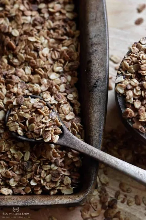 Crunchy Honey Pumpkin Spice Granola